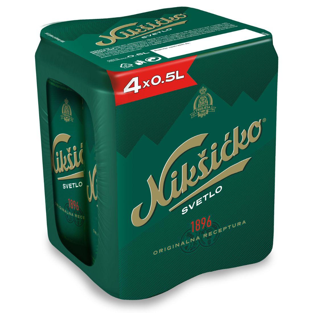 Nikšićko Pivo, Limenka, 4x0.5l