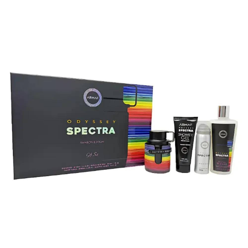 Armaf Odyssey Spectra 100ml EDP + 100ml Shower Gel + 50ml Body Spray + 250ml Shampoo / Unisex Gift Set
