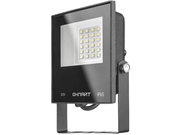 Onlajt LED Reflektor, 30W, 6000K, Crni