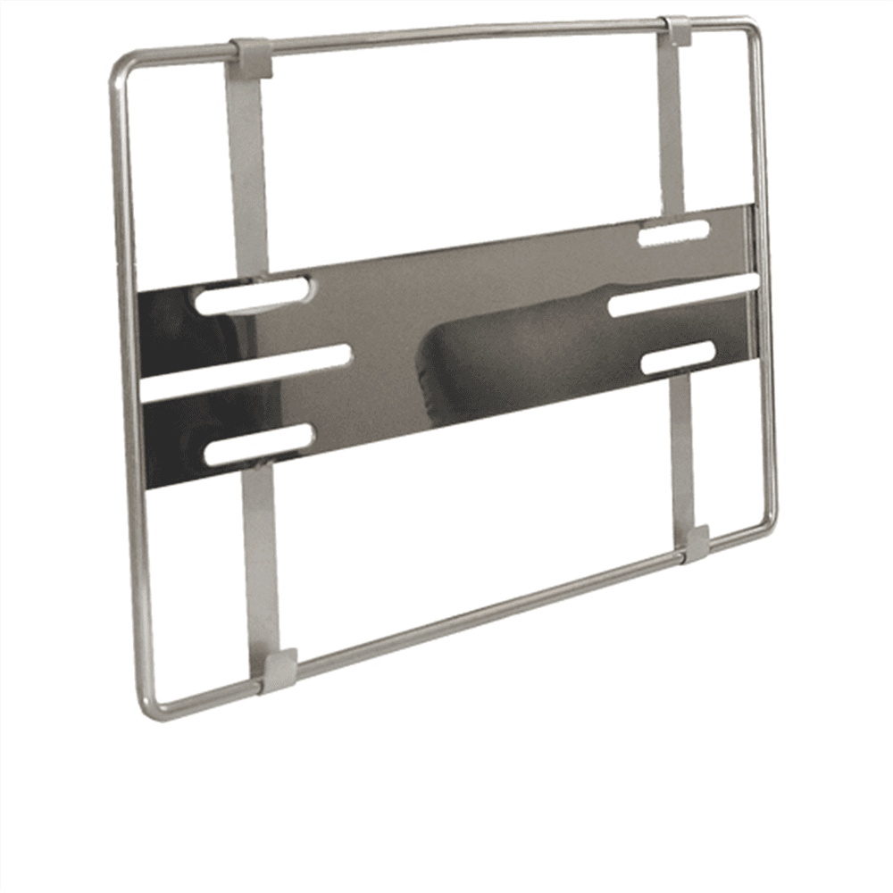 TEHNOMERKUR Inox okvir za registarske tablice, 342x203 mm, Srebrne boje