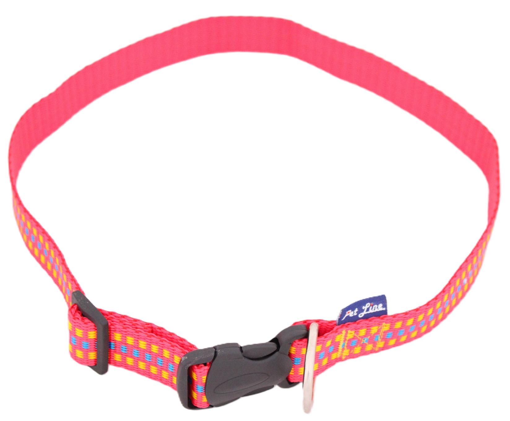 Pet Line Ogrlica za pse, 25mm, 42-71cm, Crvena