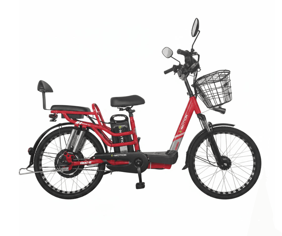 E MOTION Električni bicikl Skočko 22", Crveni