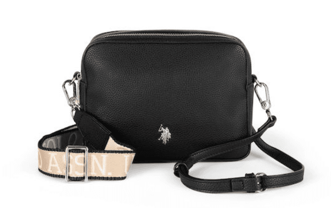 U.S. POLO ASSN. Ženska torbica Mansion, Crna