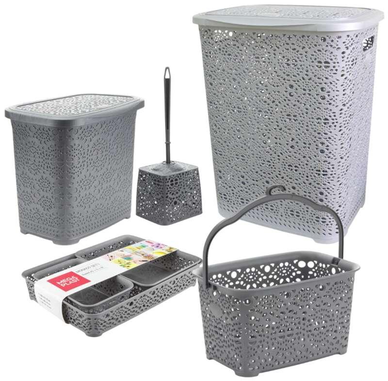 Megaplast Kupatilski set Monako 5/1, Sivi