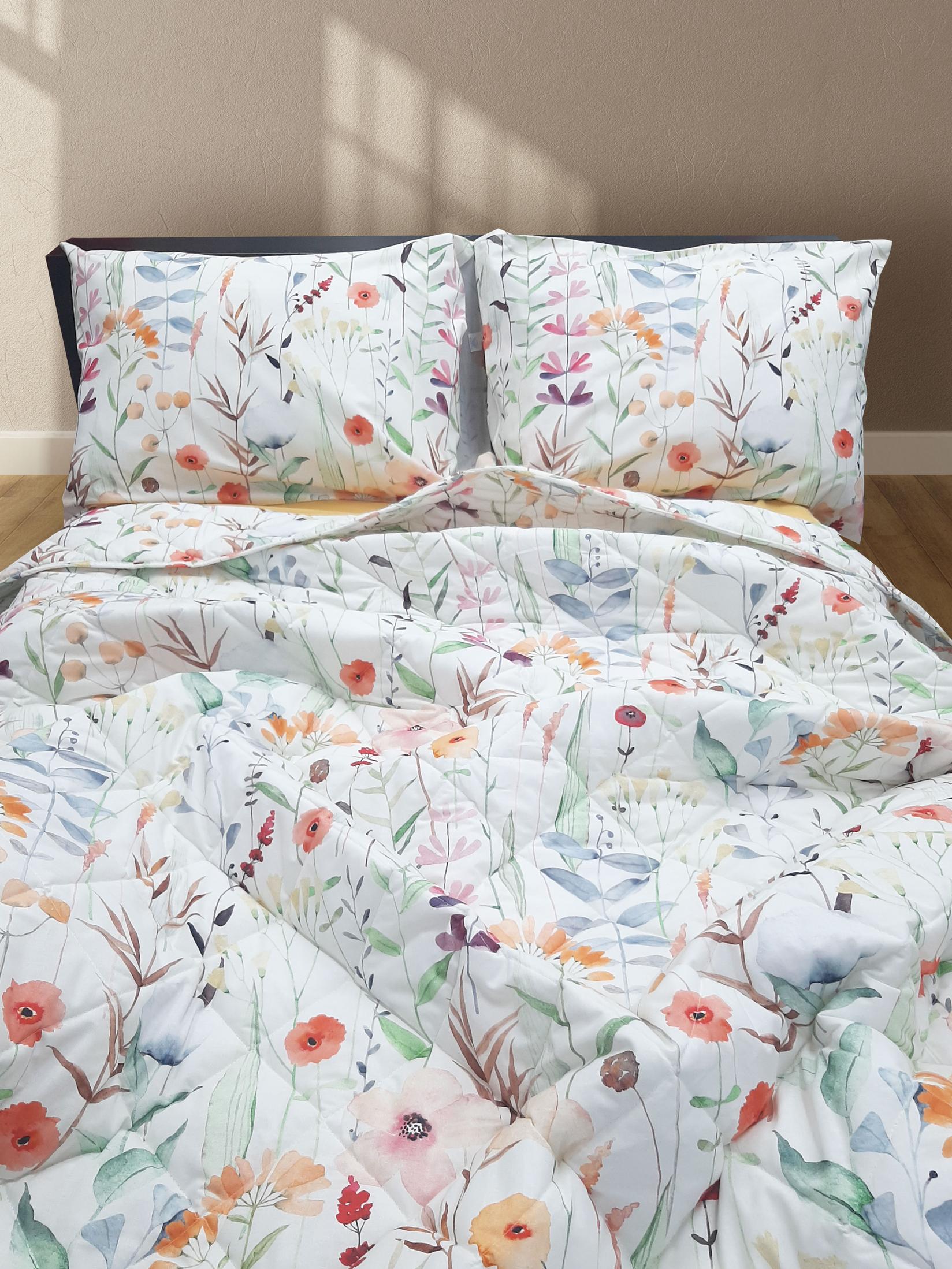 TEXTIL Štep deka ANA  04 140x200cm, Cveće, Šarena