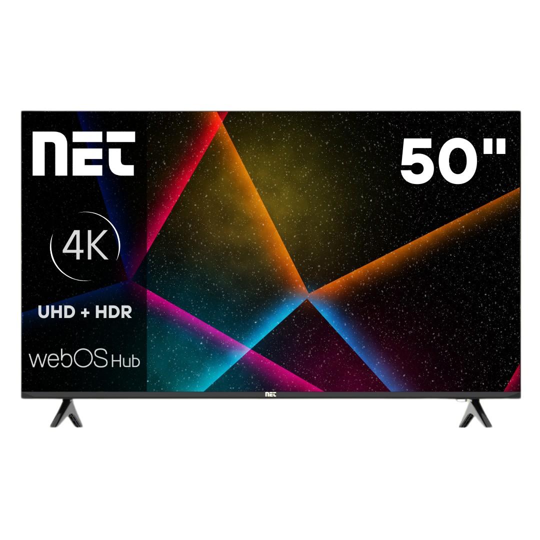 NET Televizor 5010, 4K UHD, Smart TV 50", WebOSHub, Crni
