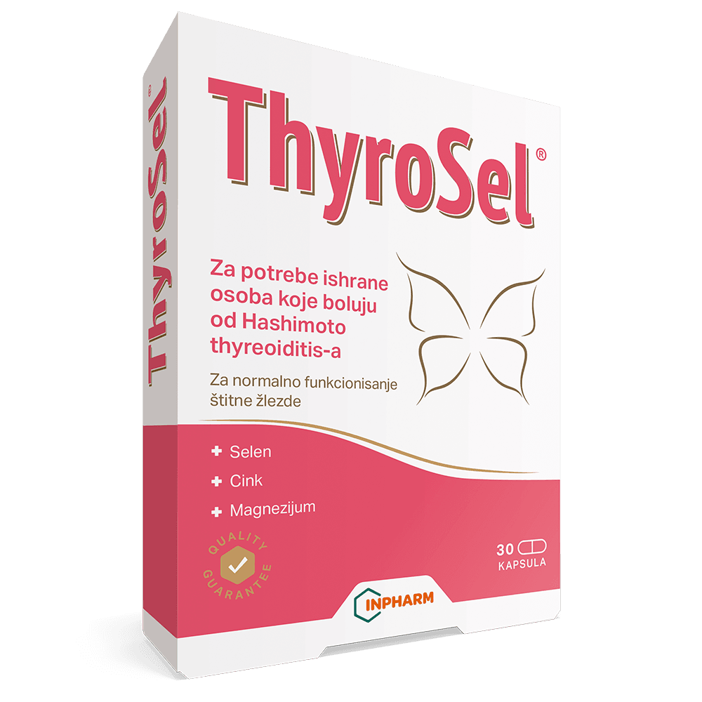 Inpharm ThyroSel za štitnu žlezdu, 30 kapsula
