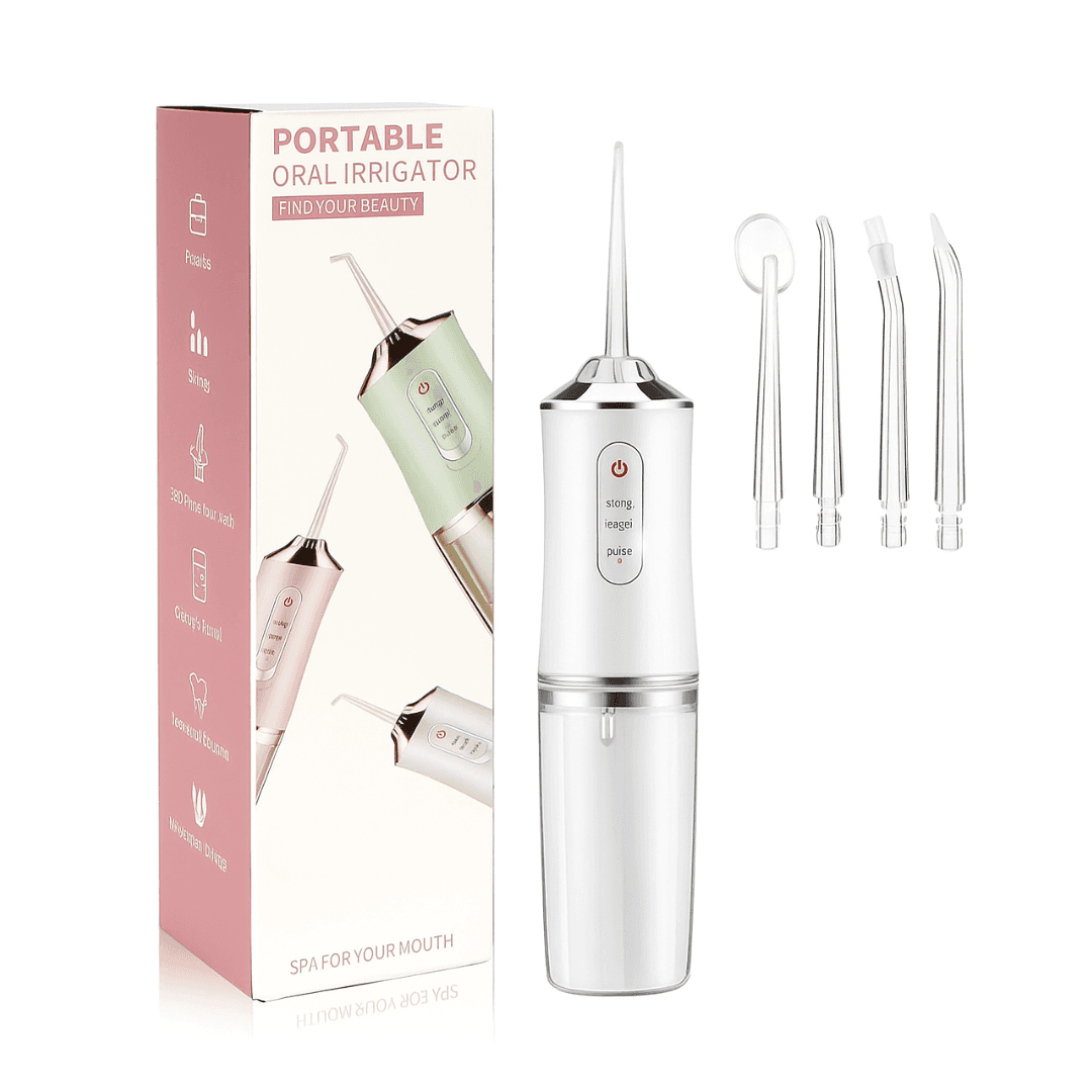 Oralni irigator za negu zuba, Beli