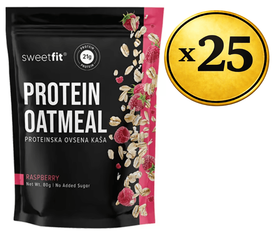 SweetFit Proteinska kaša, Malina, 25 komada