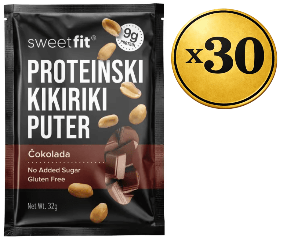 SweetFit Proteinski puter namaz, Čokolada, 30 komada