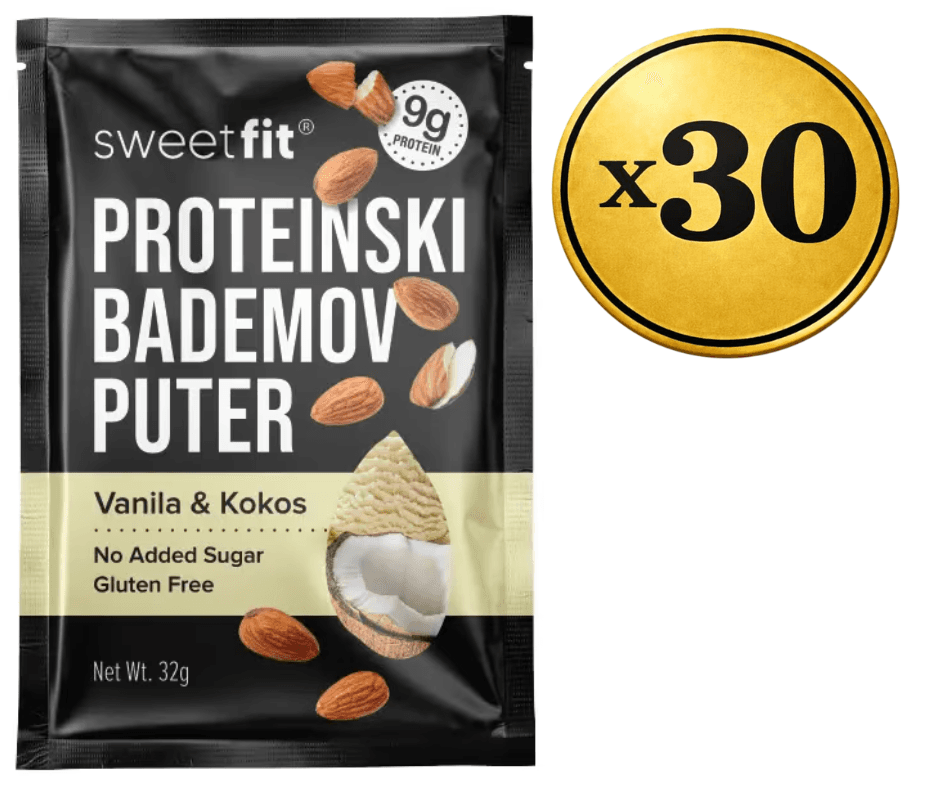 SweetFit Proteinski puter namaz, Vanila i kokos, 30 komada