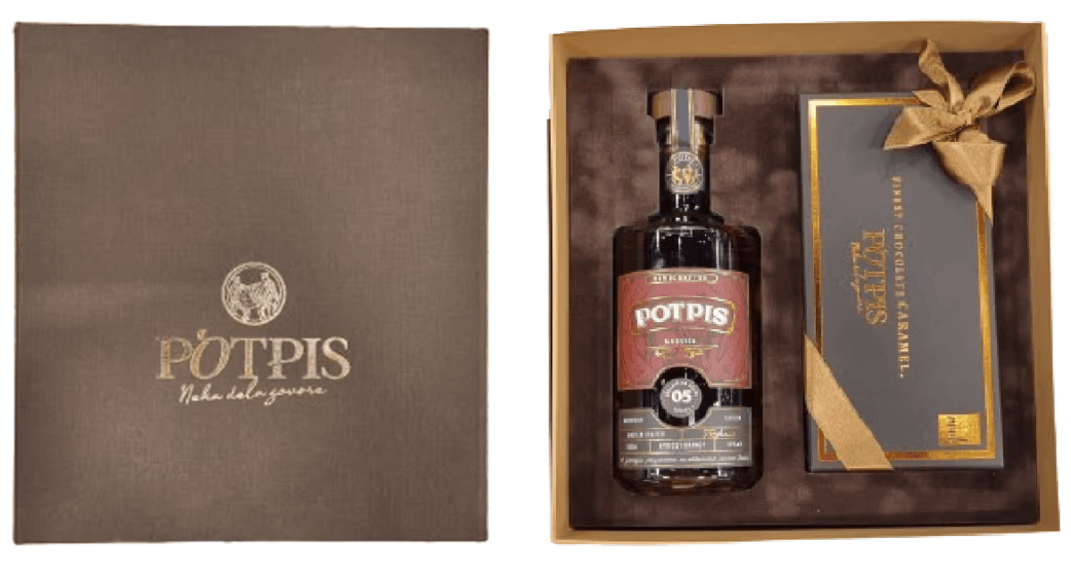 Potpis - kajsija - gift box