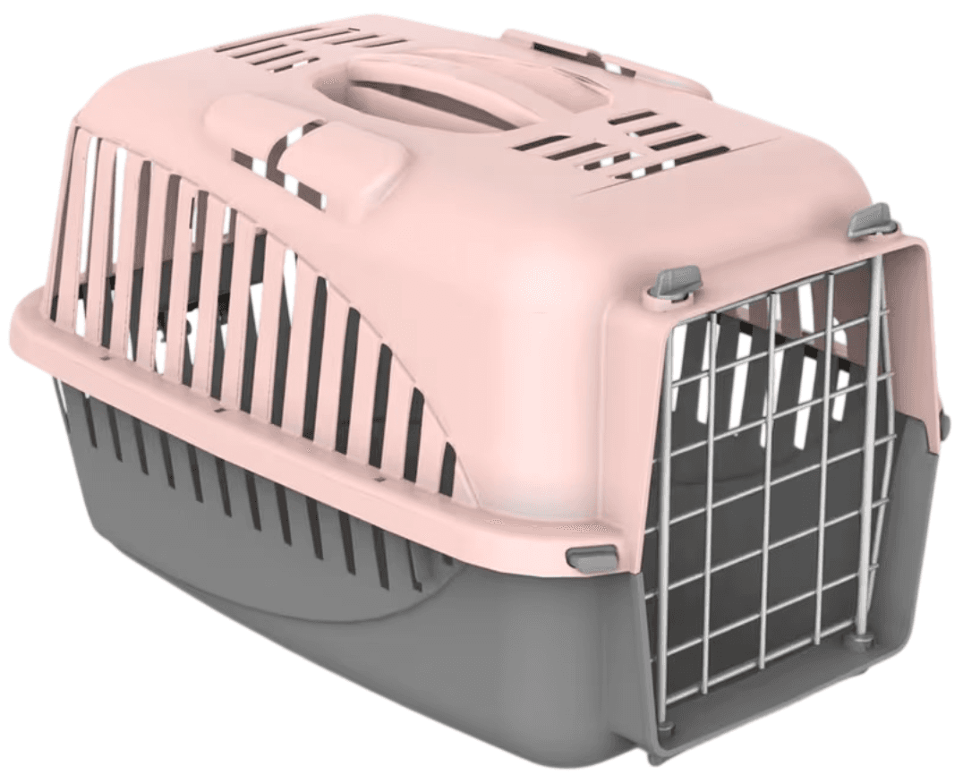 Petmax Transporter za ljubimce Crossland 1, Roze-Sivi