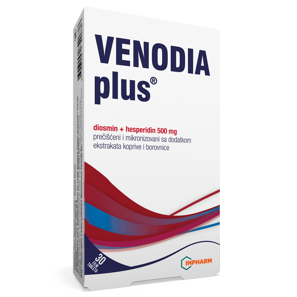 Inpharm Venodia plus, Kod problema sa cirkulacijom, 30 film tableta