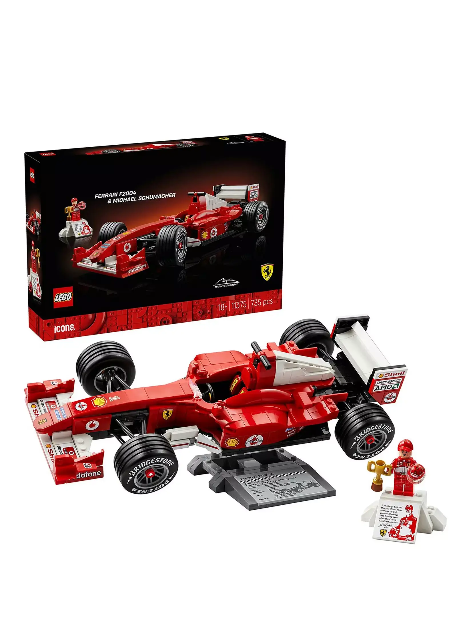 LEGO® Ferari F2004 i Mihael Šumaher 11375