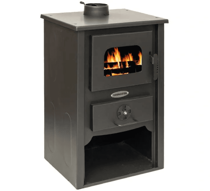 Termosistem Peć Termo Kreka, 7 - 8KW, 46.5x39x76 cm, Crna