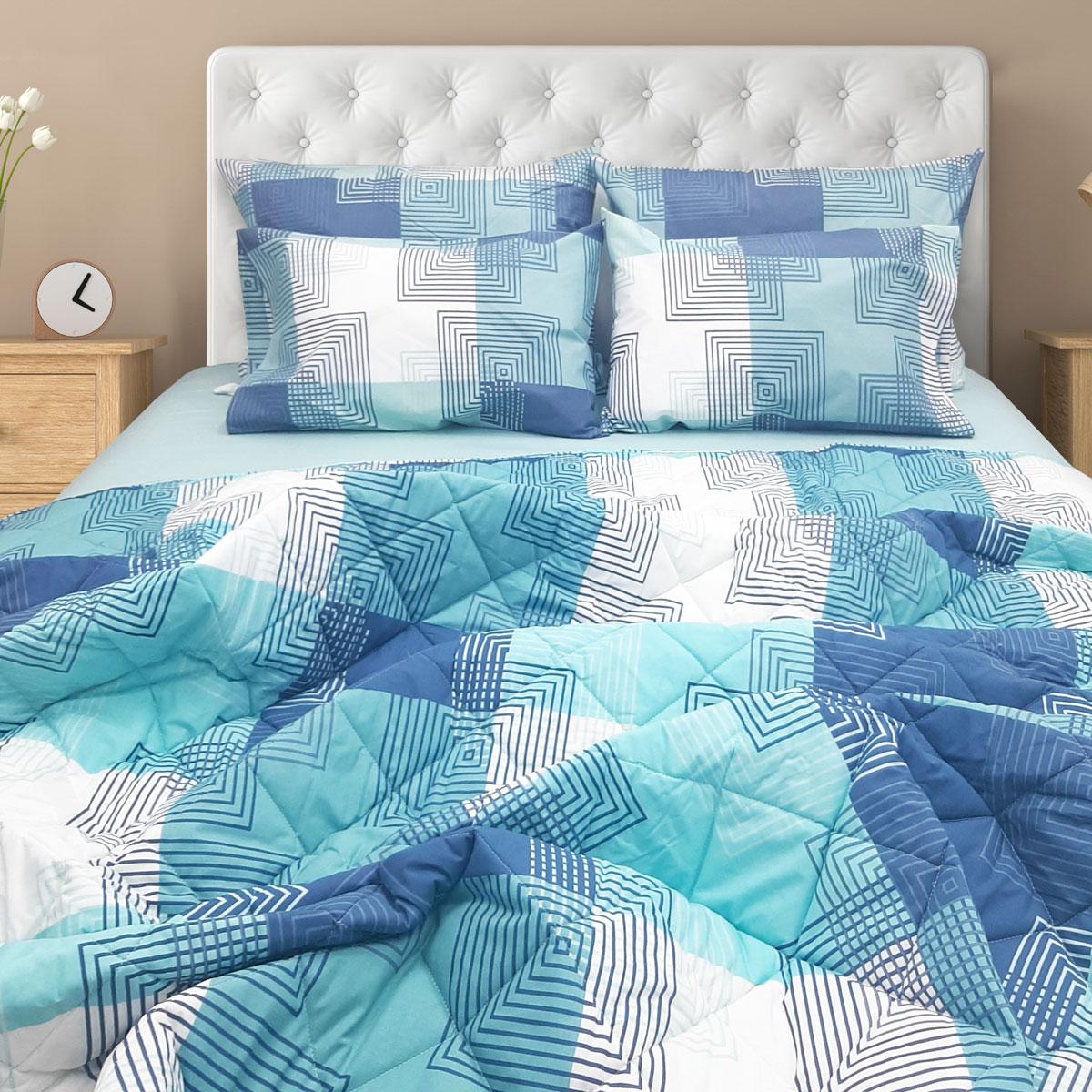 TEXTIL Štep deka ANA  02 140x200cm, Plava