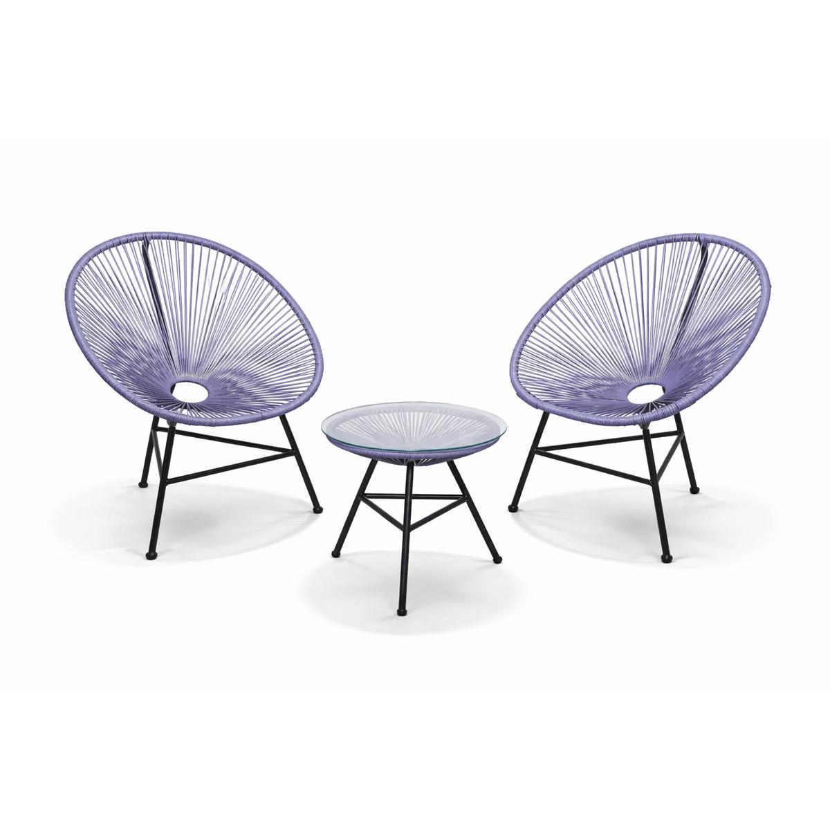 Baštenski set Lounge, Sivi