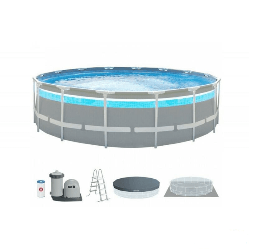 INTEX Bazen metalni okvir 4.27x1.07m, Prism Frame Clearview Premium