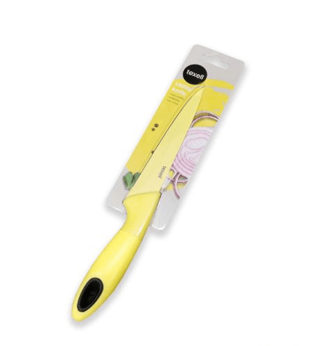 Texell Nož univerzalni Spring Texell TNS-U333, Žuti
