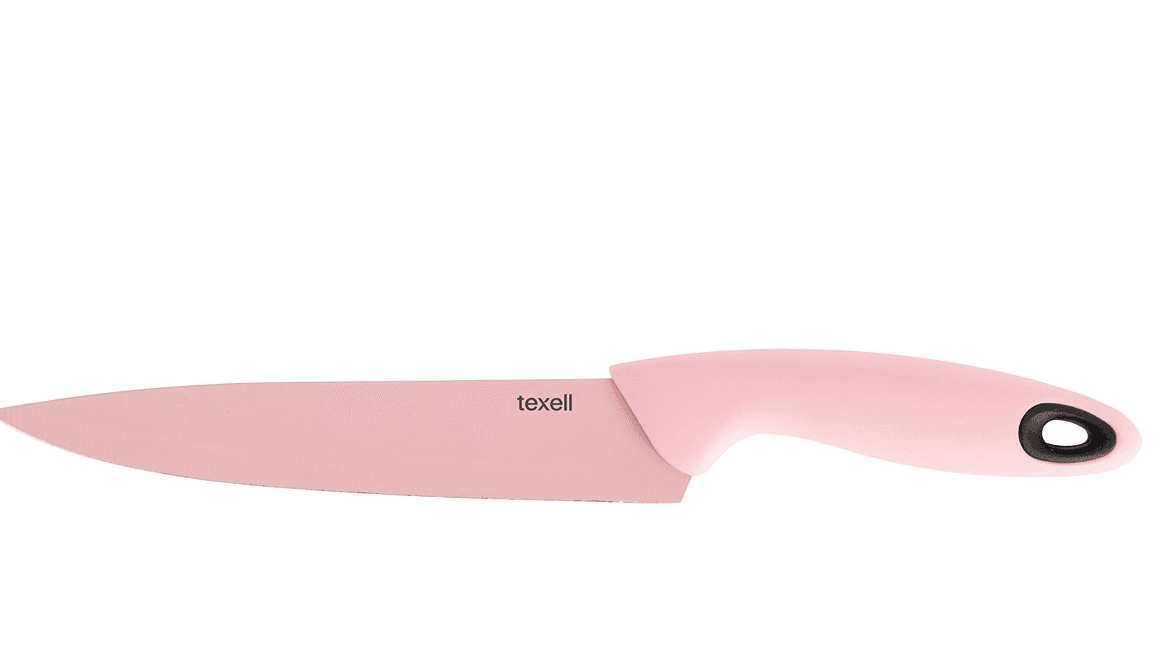 Texell Nož slicer Spring Texell TNS-S335, Roze