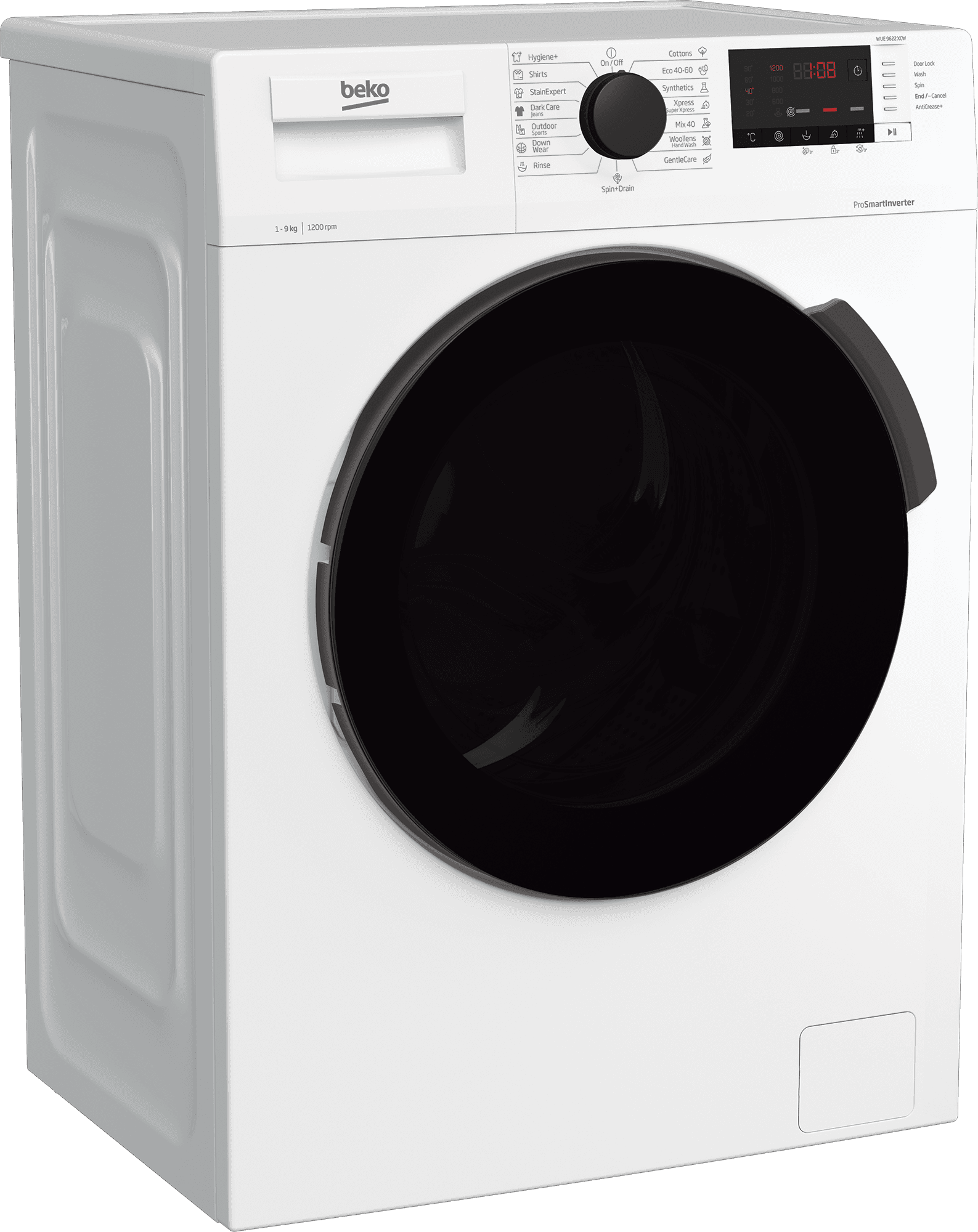 Beko WUE 9622 XCW Mašina za pranje veša, 9 kg, 1200 rpm, ProSmart