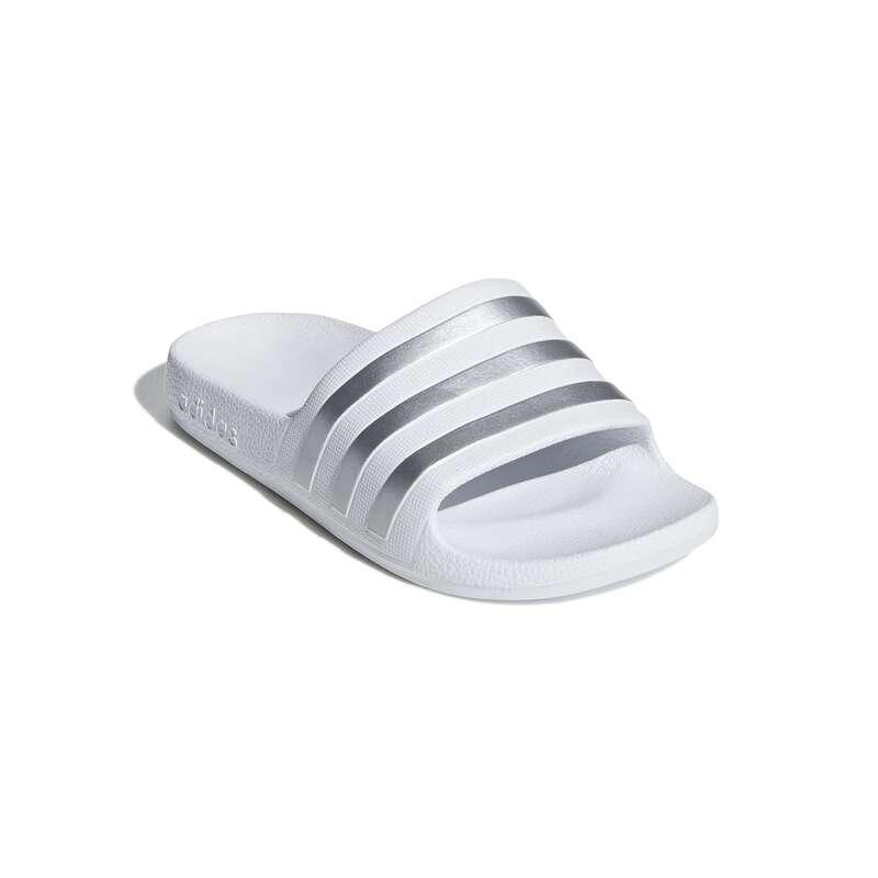 Adidas Papuče za devojčice Adilette Aqua K, F35555, Bele