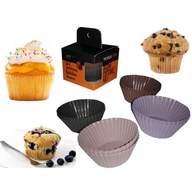 TEXELL Modla za mafine silikonska 12/1 TS-MM180