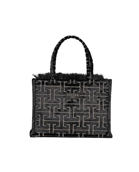 SORENA HANDMADE Ženska torba Andro medium tote torbe, Braon