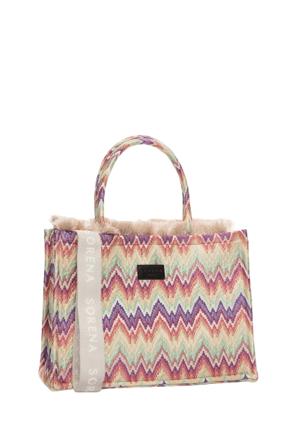 SORENA HANDMADE Amalfi Tote Ženska torba, Šarena