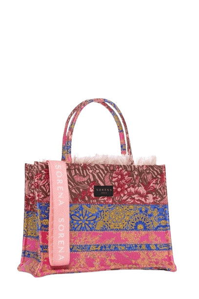 Sorena Handmade Ženska srednja tote torba Rodanthi, Roze