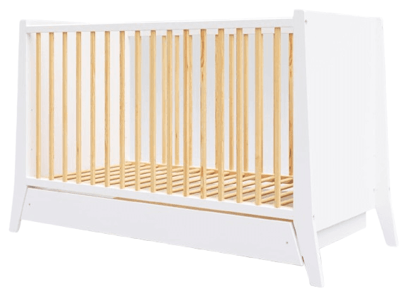 Lettino Krevetac za bebe sa fiokom Cosmo 120x60cm, Beli