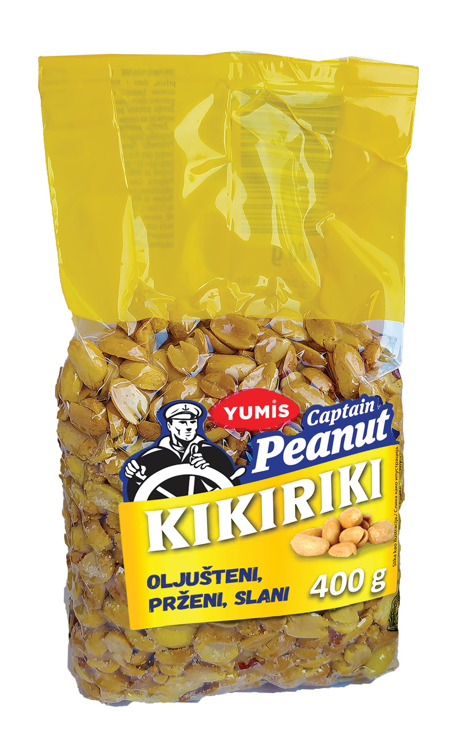 Yumis Kikiriki przeni slani, Vakumirani, 400 g