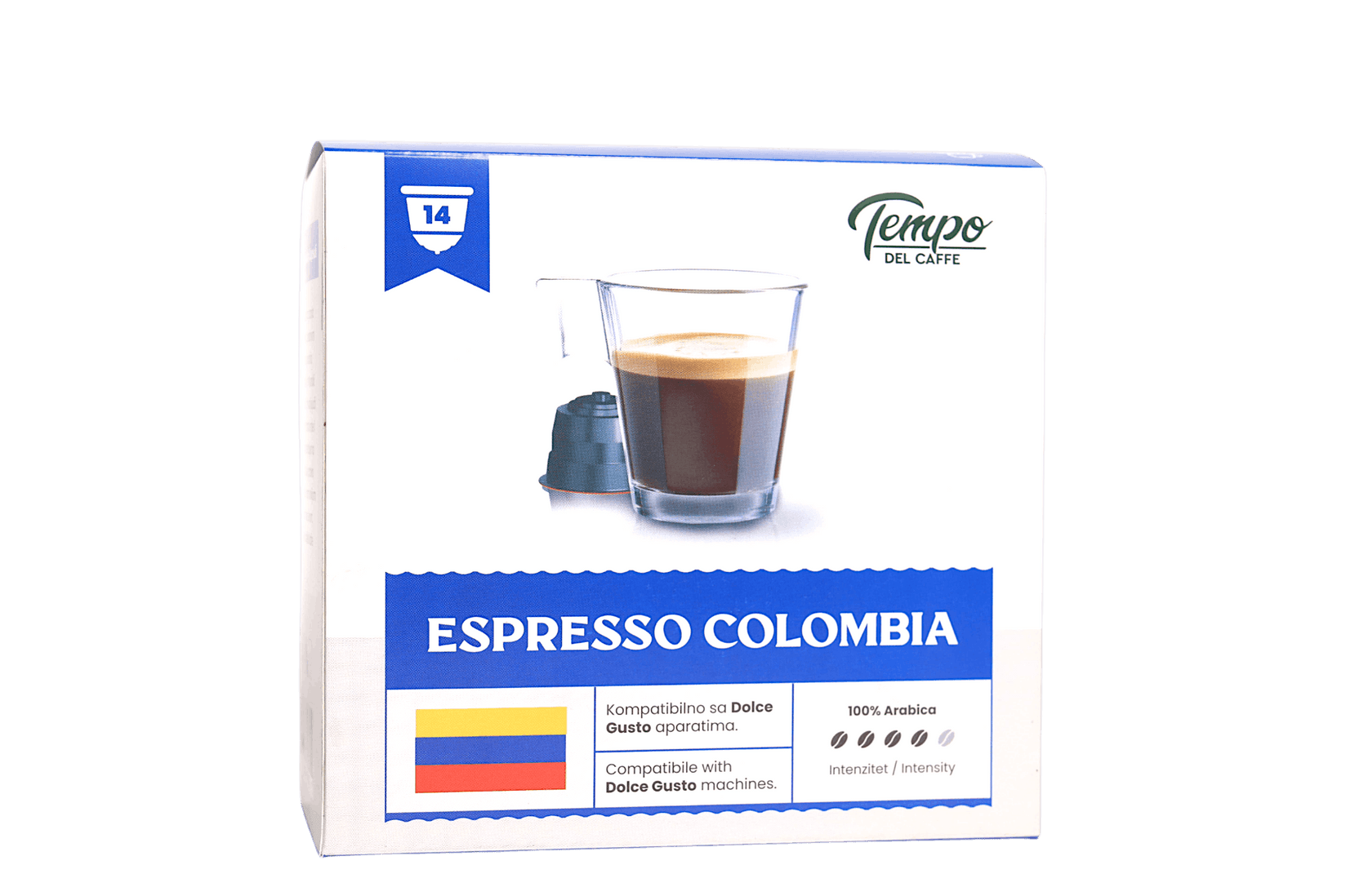 TEMPO DEL CAFFE Kapsule za Dolce Gusto Espresso Colombia, 14 kapsula