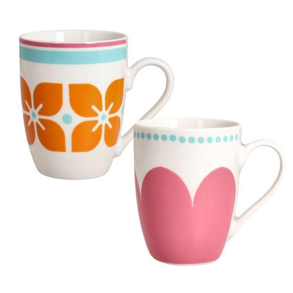 Tognana Set šolja 360 ml, 2 komada, Šareni