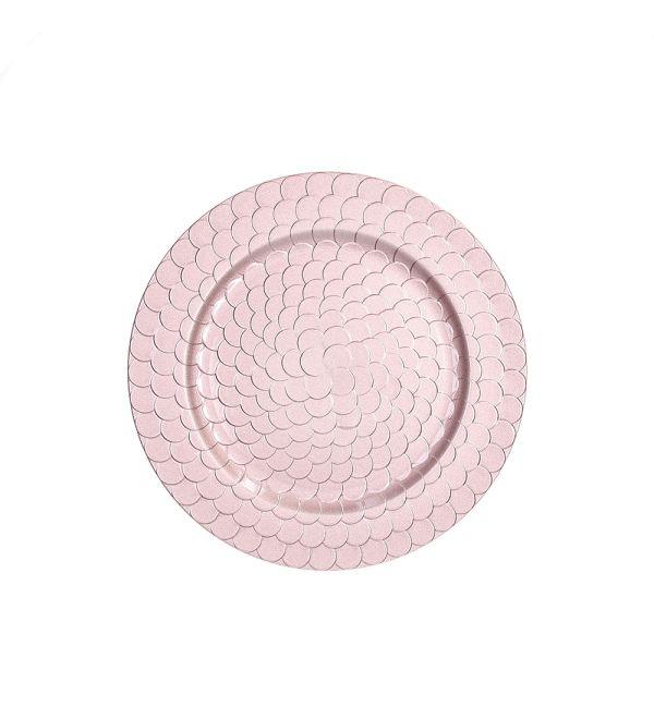 Tognana Dekorativni tanjir 33 cm, Roze