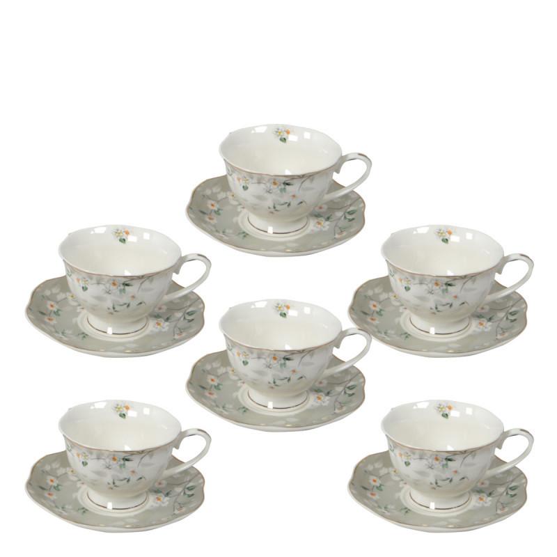 SIGMA Set šoljica za kafu 220ml 6/1 porcelan Jasmin mg6