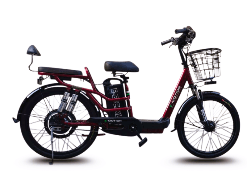 E MOTION Električni bicikl Skočko 22", Bordo