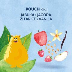1 thumbnail image for Nutrino Junior Pauč, Jabuka, jagoda, žitarice, vanila, 100g, 10 komada