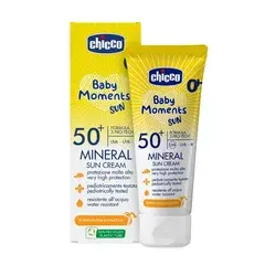 0 thumbnail image for Chicco® Baby Moments SUN Mineralana Krema SPF50+ 75 mL