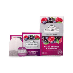 1 thumbnail image for AHMAD TEA Čaj Mixed Berries & Hibiscus 20/1