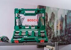 9 thumbnail image for Bosch 91-delni V-Line TiN set burgija i bitova sa odvrtačem čegrtaljkom i magnetnim štapom 2607017195