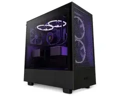 0 thumbnail image for NZXT Gaming kućište H5 flow (CC-H51FB-01) crno
