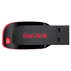 0 thumbnail image for SANDISK USB Flash Drive Cruzer Blade 64GB