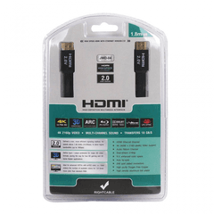 1 thumbnail image for Kabl Flet HDMI na HDMI JWD-04 bakarni 2.0V Flat 1.5m