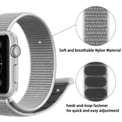 2 thumbnail image for Apple Watch Sport Loop narukvica white 38/ 40/ 41mm