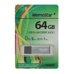 1 thumbnail image for MEMOSTAR USB Flash memorija 64GB SLIM 3.0 srebrna