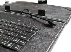 2 thumbnail image for GEMBIRD Tastatura za 10 Tablet PC sa futrolom, sa micro USB konektorom TA-PCK10-BLACK US