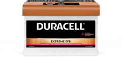 0 thumbnail image for DURACELL Akumulator EXTREME EFB 12v, 75Ah, D+, 700A, 278*175*190