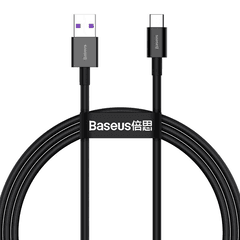 4 thumbnail image for BASEUS USB kabl za brzo punjenje tip-C USB 66W 1m crni